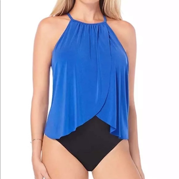 MAGICSUIT by Miraclesuit Aubrey High Neck Swimsuit - Picture 11 of 14